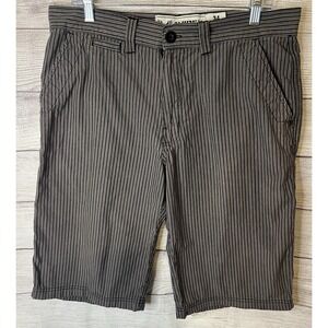 Avirex men's 34 skater board shorts Striped Cotton Grunge Streetwear Sporty